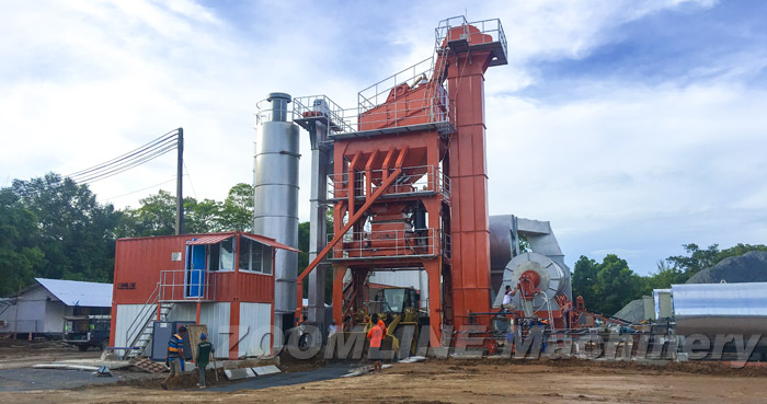 ZAP-S120 Asphalt Mixing Plant in Trat, Thailand