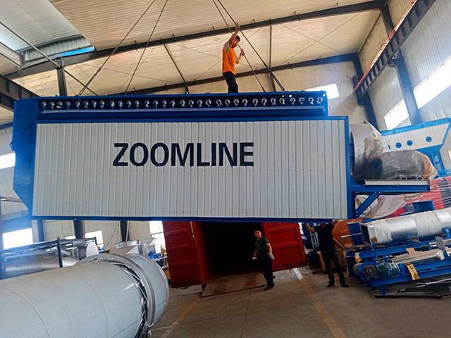 ZOOMLINE Сверхмобильный асфальтный завод 80тн/ч успешно отправлен в Зимбабве