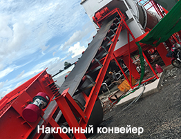 Наклонный ремень конвейера